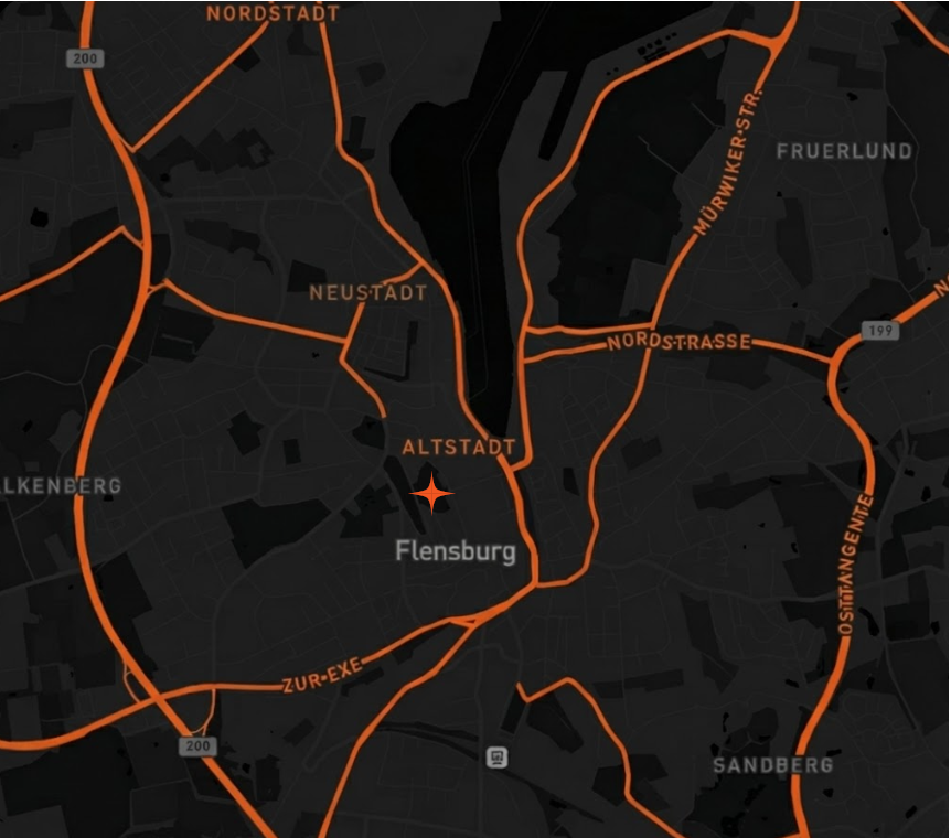 Karte Museumsberg Flensburg